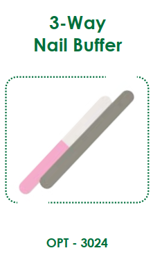 Optimal 3 way nail buffer (3024)