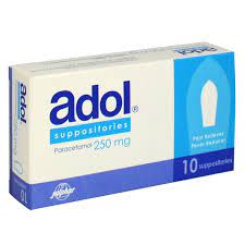 ADOL 250 MG Suppository 10 S