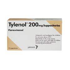 Tylenol 200 MG Suppository 10'S