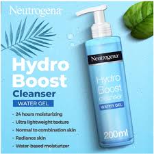 NEUTROGENA HYDRO BOOST CLEANSER WATER GEL 200ML
