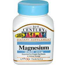 21st Century Magnesium 250mg, 110's