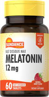 Sundance Melatonin 12mg 60 Tab