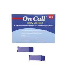 On Call Safety lancets 28G
