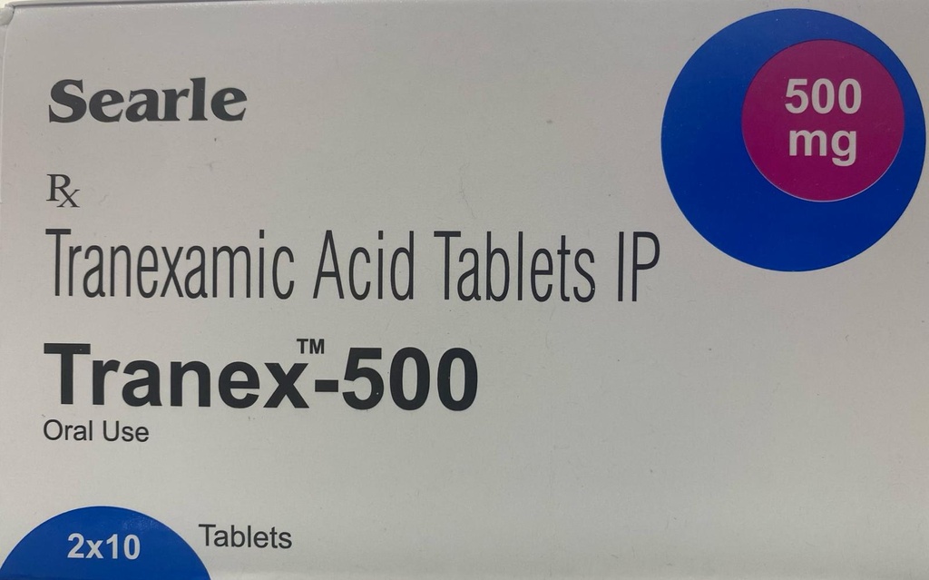 Tranex 500 mg tablets
