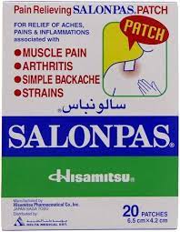 Salonpas pain Relieving Patch 20'S