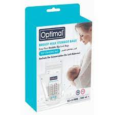Optimal breast milk storage bags