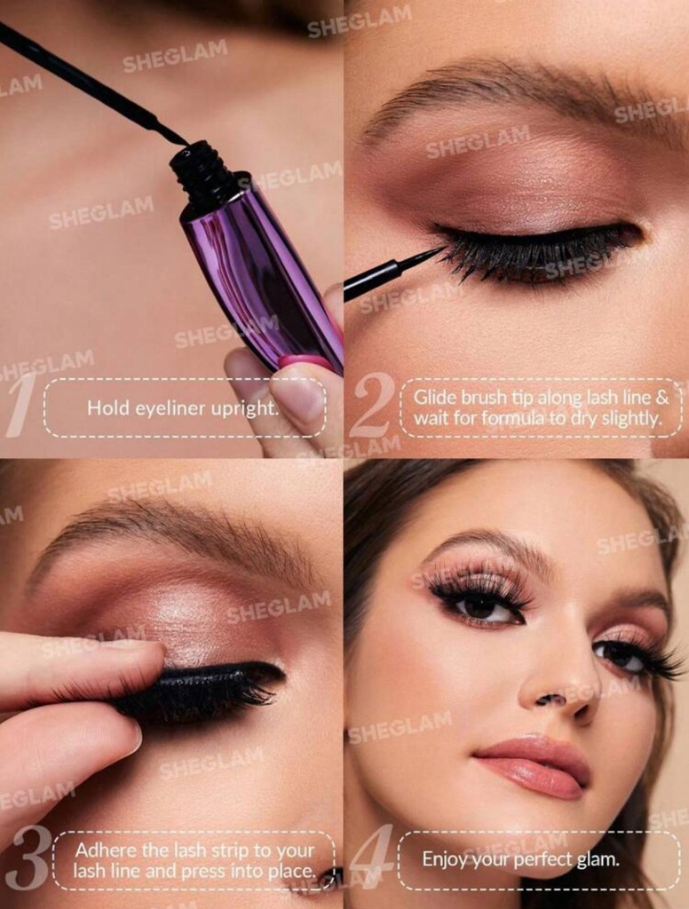 Eyelash glue liner