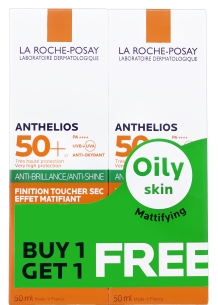 La Roche-posay Anthelios Mattifying Anti-Shine 50ml  (offer 1+1)