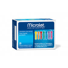 Contour Microlet Lancet 25 Lancets