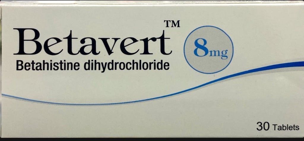 BETAVERT 8MG, 30 TABLETS