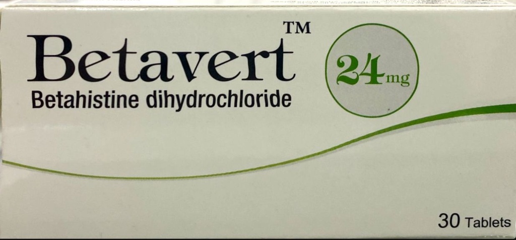 BETAVERT 24MG, 30 TABLETS