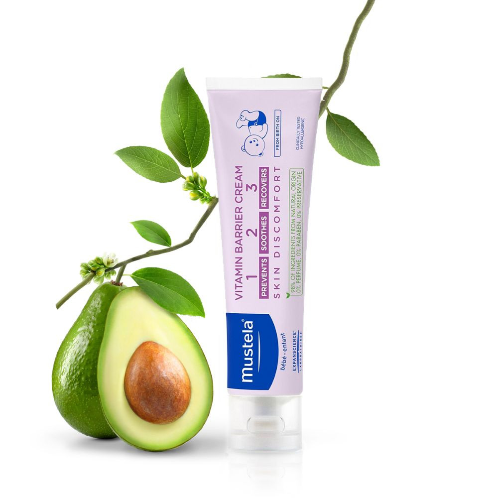 Mustela BABY VITAMIN BARRIER CREAM 50ML )