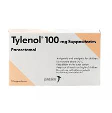 Tylenol 100 MG Suppository 10'S