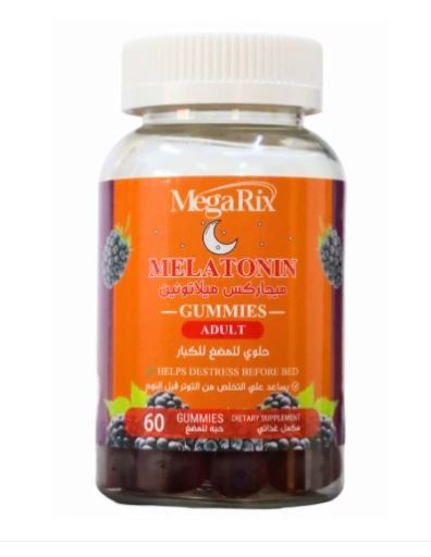 MEGARIX MELATONIN ADULTS GUMMIES 60'S