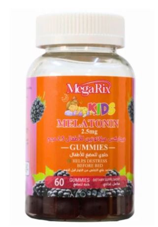 MEGARIX MELATONIN CHILDREN GUMMIES 60'S