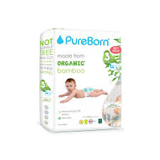 Pure Born Organic Diaper no.3 5.5-8 kg 28 pcs