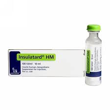 INSULATARD HM 100IU/ML SUSPENSION FOR INJECTION 10ML VIAL 1'S