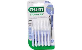 Gum Interdental Brush Trav-ler 0.6 MM flexible grip 6s