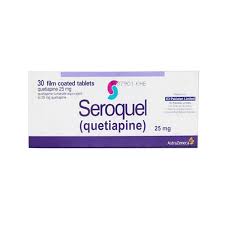 SEROQUEL 25MG, 60 tabs