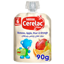 Cerelac BANANA APPLE PEAR (6 months) 90gm