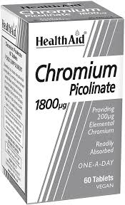 Health AID CHROMIUM PICLONATE 60TAB
