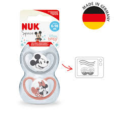 NUK DISNEY BABY 2 SILICONE 6-18 MONTHS (MICKEY/MINNE)
