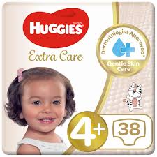 HUGGIES  S4+, 38'S