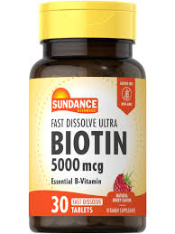 Sundance BIOTIN 5000 MCG 30FDT TAB
