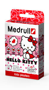 MEDRULL KIDS PLASTER "HELLO KITTY" 10'S