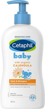 Cetaphil Baby Calendula Wash & Shampoo 400ml