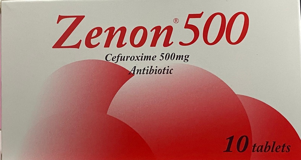 zenon 500mg 10 tab