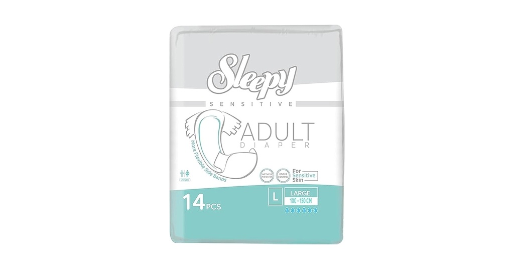 SLEEPY SENSITIVE ADULT DIAPER L 14S