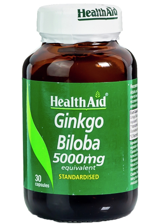 Health AID GINKGOBILOBA 5000MG 30TAB
