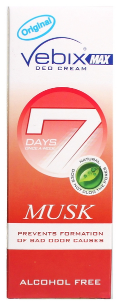 VEBIX DEO MUSK CREAM  7DAYS 25ML