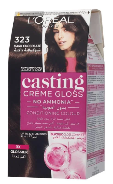 L'Oreal Paris Casting Creme 323 Dark Chocolate