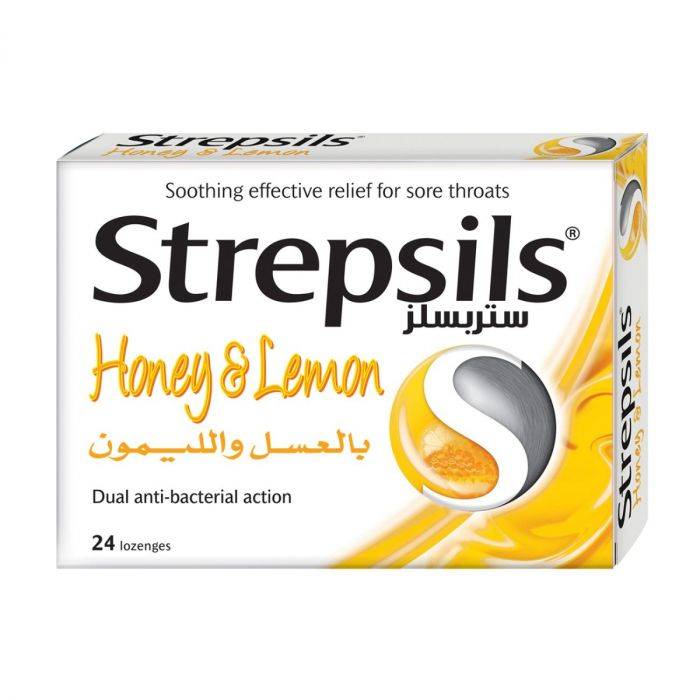 Strepsils EXTRA Honey & Lemon 24 lozenges