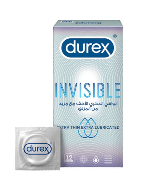Durex Invisible extra thin  6CONDOMS