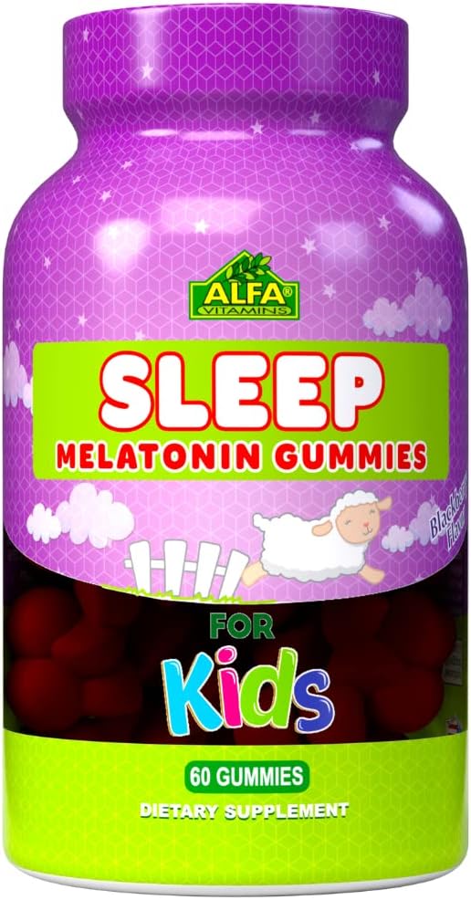 ALFA  Melatonin Kids Gummies with 2.5mg 60 Gummies