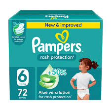 Pampers RASH PROTECTION 6 ,72'S