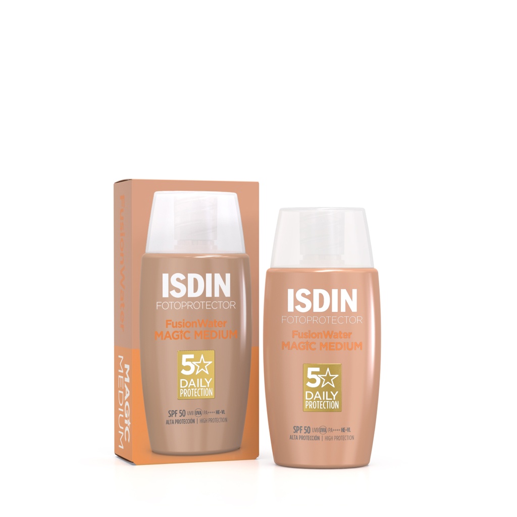 ISDIN FOTOPROTECTOR FUSION WATER MAGIC MEDIUM TENT SPF50 50ML