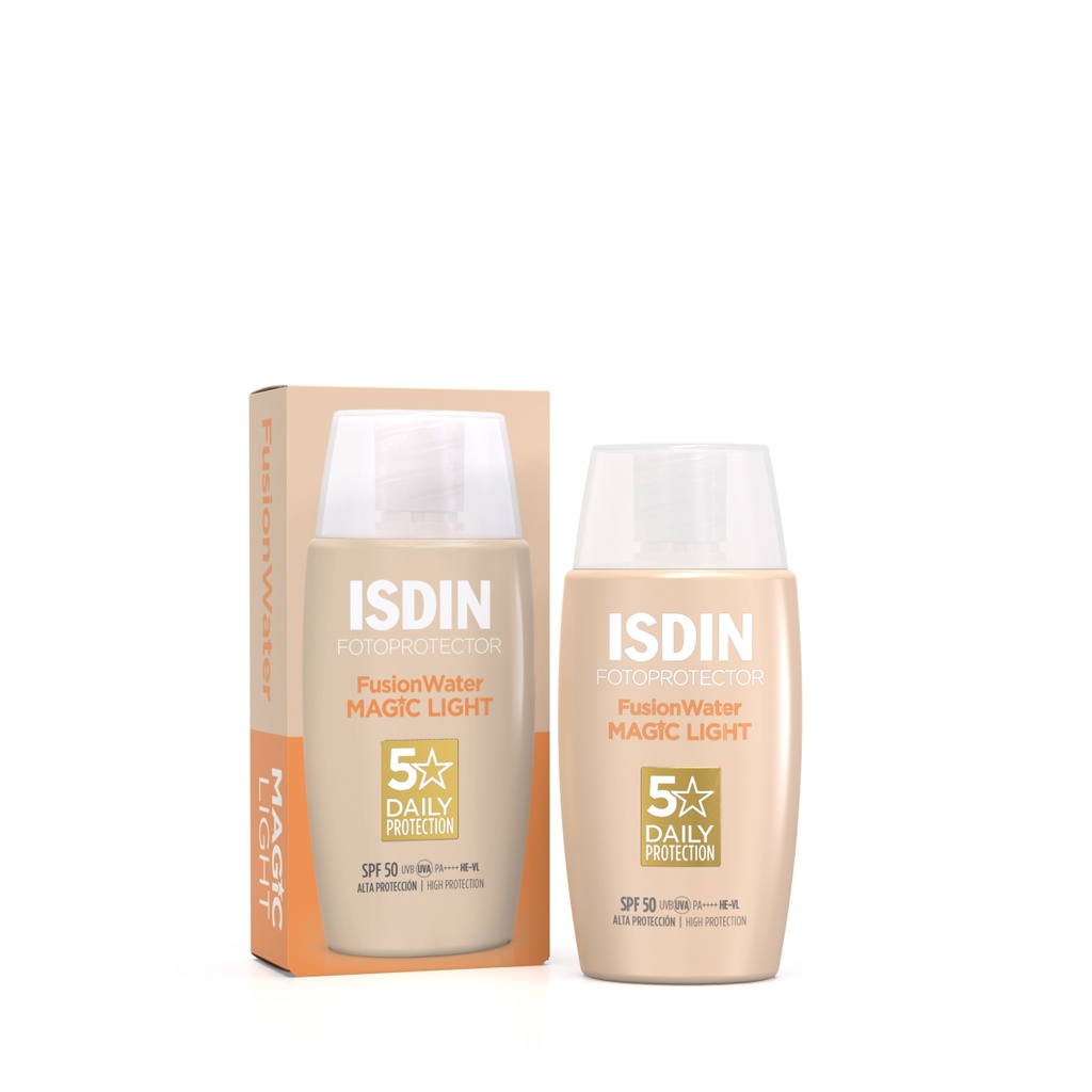 ISDIN FOTOPROTECTOR FUSION WATER MAGIC LIGHT TENT SPF50 50ML