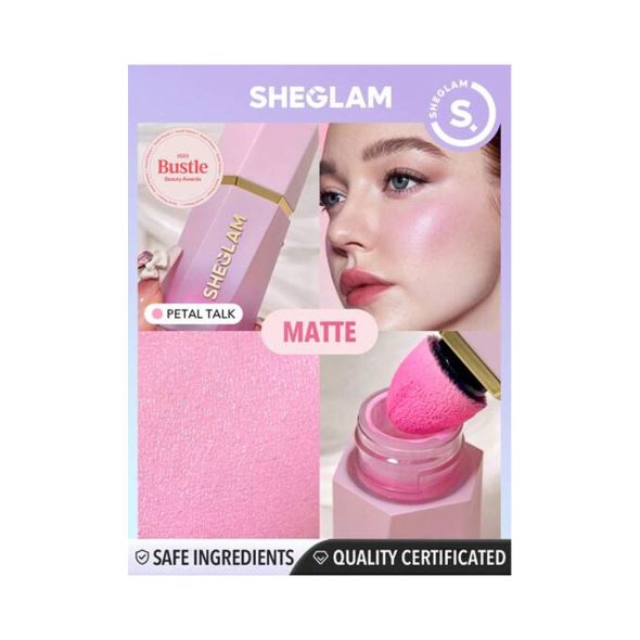 SHEGLAM Color Bloom Liquid Blush-Petal Talk