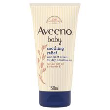 AVEENO BABY SOOTHING RELIEF EMOLLIENT CREAM FOR DRY SENSITIVE SKIN 150ML