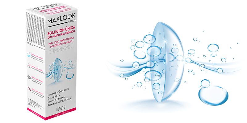MAXLOOK OPTICS: ALL-IN-ONE CONTACT LENS SOLUTION 100ML