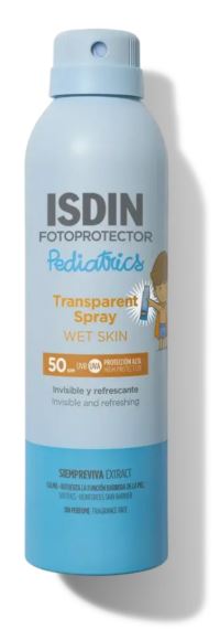 ISDIN Fotoprotector Pediatrics Transparent Spray Wet Skin SPF50+ 250ml