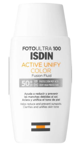 ISDIN FOTOULTRA 100 ACTIVE UNIFY FUSION FLUID COLORED  SPF 50+ 50M