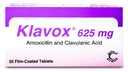 KLAVOX 625MG TAB 20"
