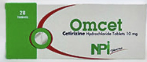 OMCET 10MG TABS 10 S