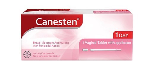 CANESTEN 1 VAG. TAB 0.5GM W/APPLICATOR