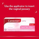 CANESTEN 6 VAG. TAB 0.1GM W/APPLICATOR